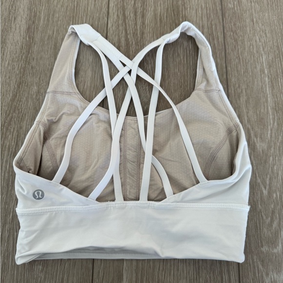 Lululemon Athletica White Sports Bra - Picture 2 of 3